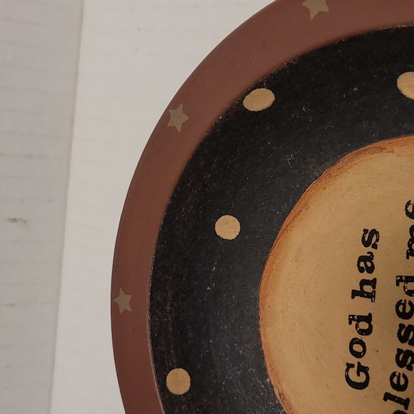 Adorable Primitive Wood Bowl - Picture 14 of 16